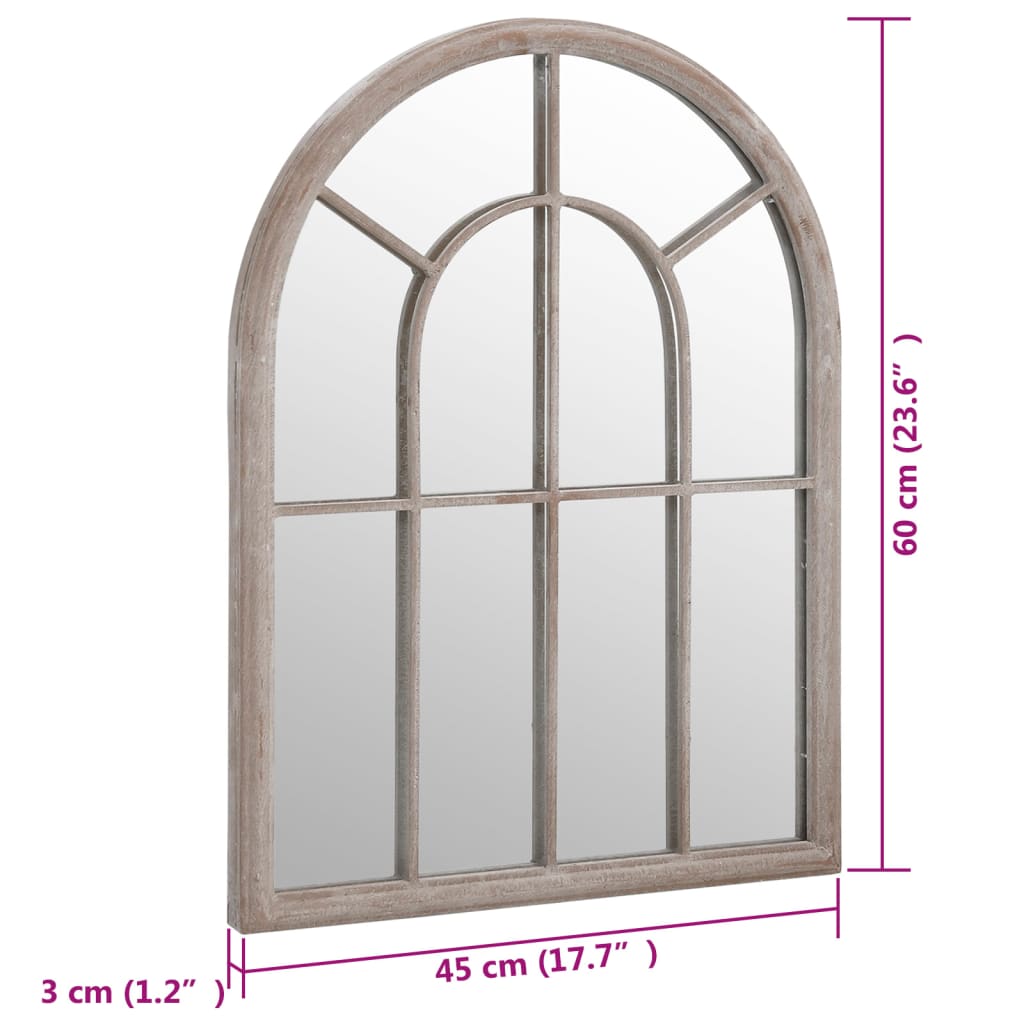 Mirror 60X45 Cm Iron For Indoor Use